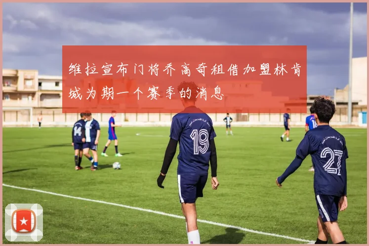 维拉宣布门将乔高奇租借加盟林肯城为期一个赛季的消息